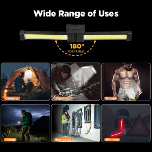 magnetic work light rechargeable foldable with hang hook