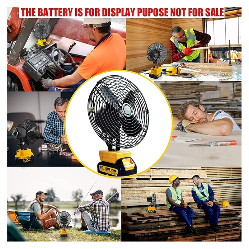 portable battery powered fan compatible with dewalt 20v max battery portable battery powered fan compatible with dewalt 20v max battery