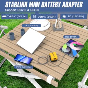 starlink mini dewalt battery charger adapter
