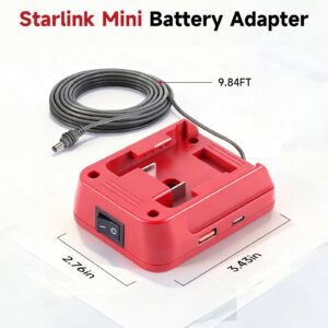 starlink mini milwaukee battery adapter