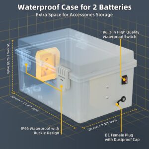 starlink mini dual dewalt battery pack adapter case