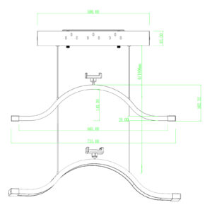 half moon ceiling led fill lamp