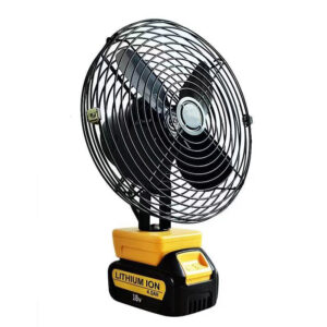 portable battery powered fan compatible with dewalt 20v max battery
