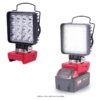 48w cordless work light suit for milwaukee battery