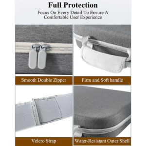 gray travel case for starlink mini