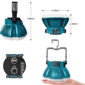 24w led camping lantern for makita 18v lxt battery