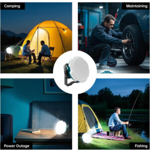 24w led camping lantern for makita 18v lxt battery