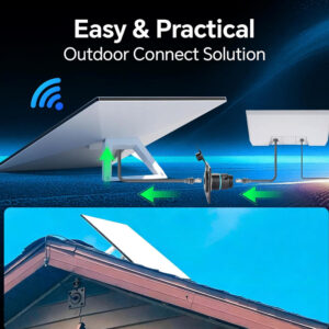 starlink gen3 aluminum waterproof rj45 pass through socket