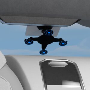 starlink mini car roof mount suction cup with base