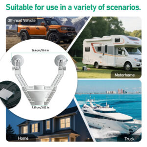 suction cup car mount for starlink mini – for dashboard & windshield
