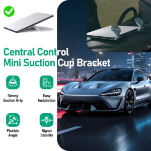 suction cup car mount for starlink mini – for dashboard & windshield