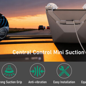 suction cup car mount for starlink mini – for dashboard & windshield
