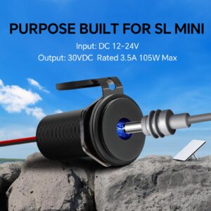 for starlink mini dc 12v to 30v step up power converter recessed mount